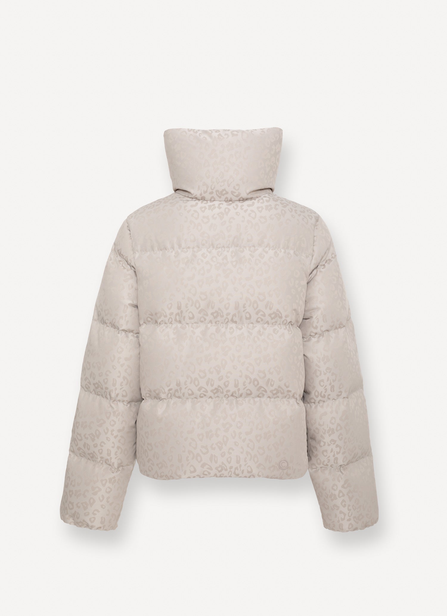 COLMAR Piumino Donna Animalier-Beige Canapa