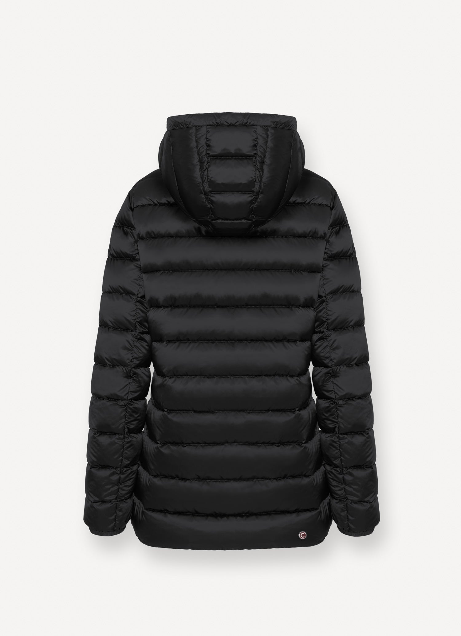COLMAR Piumino Donna Trapuntato Sciancrato Cappuccio-Nero