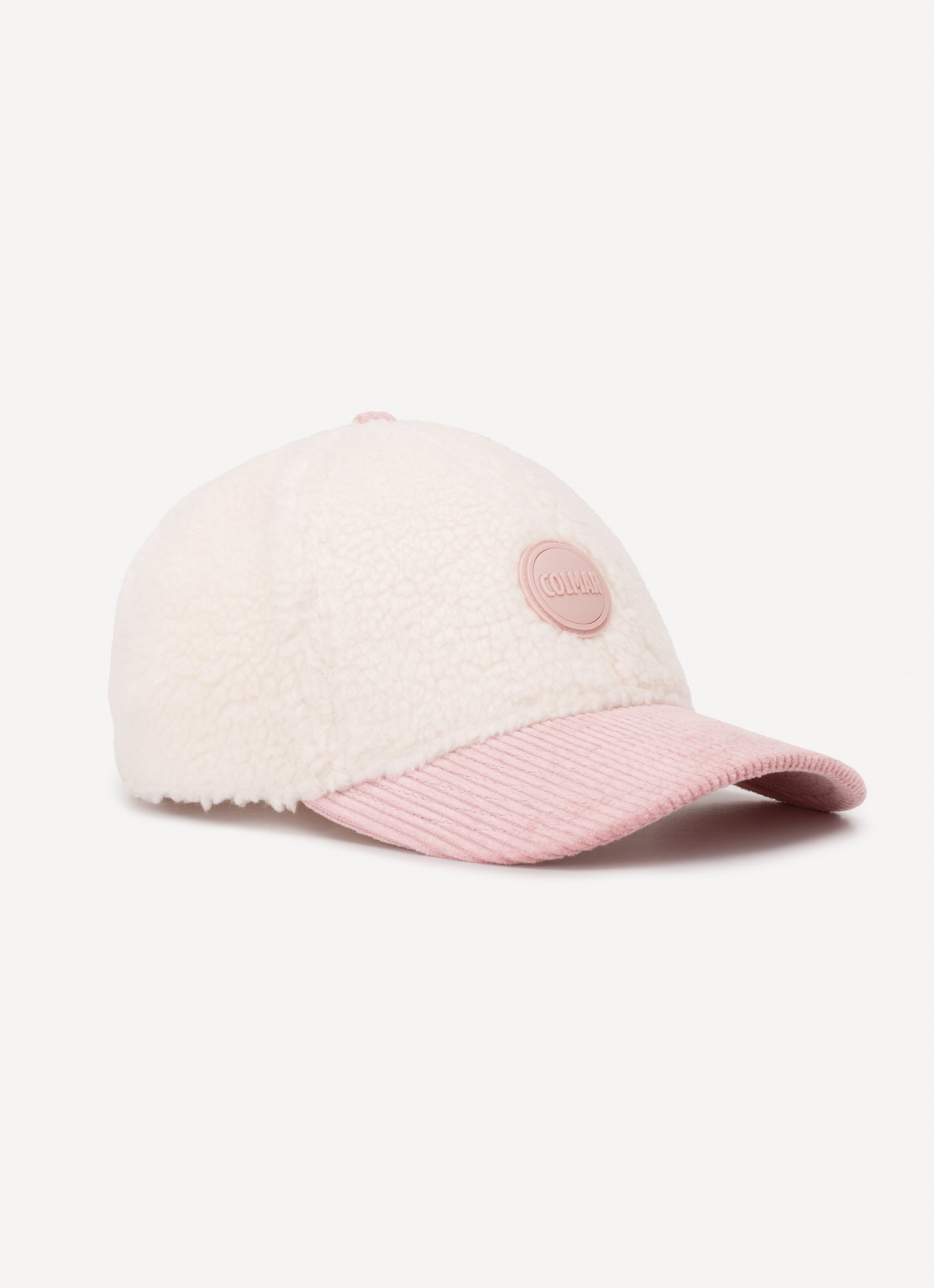 COLMAR Cappello Baseball Donna Teddy-Bianco Rosa Vintage