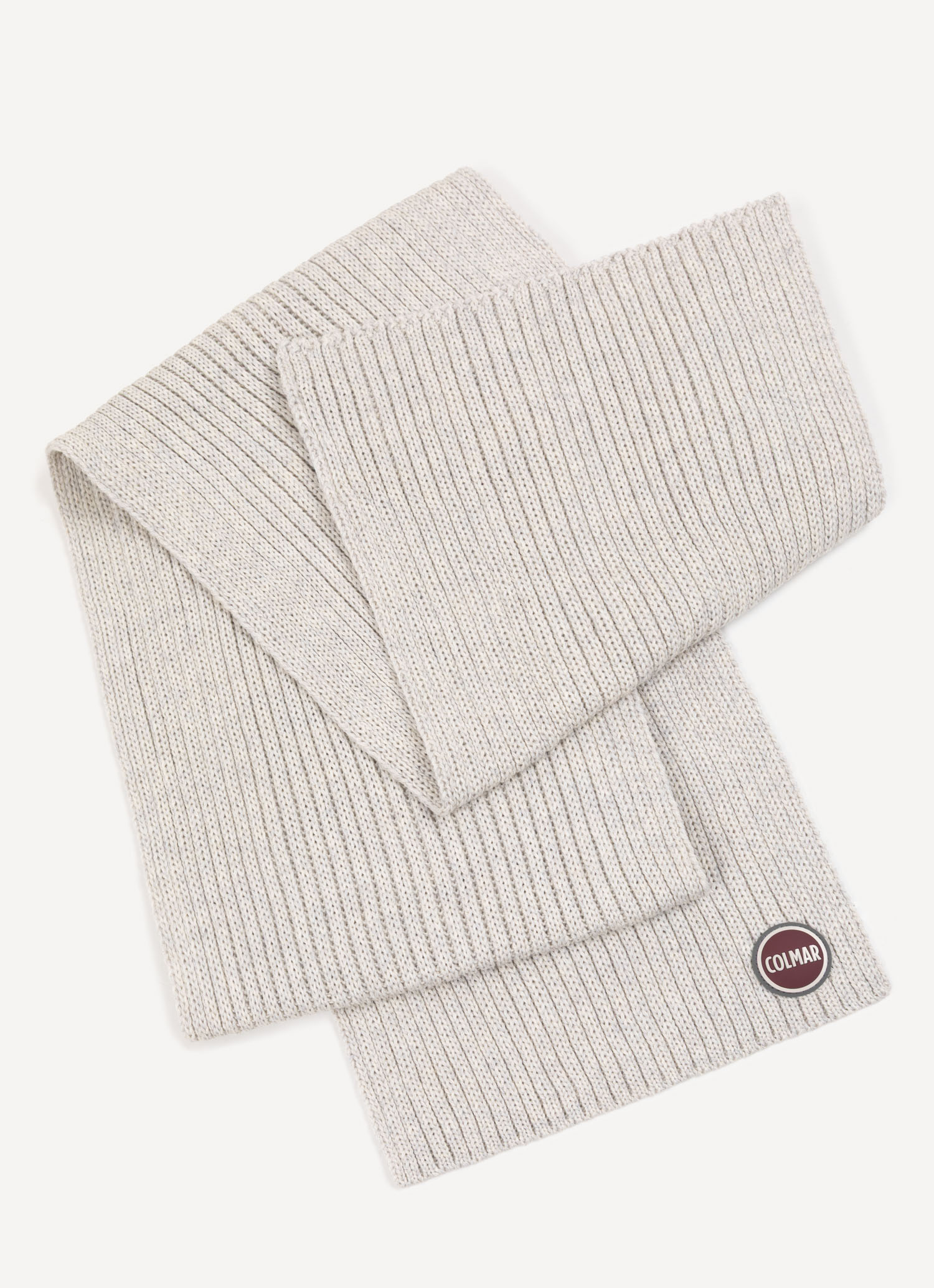 COLMAR Sciarpa Uomo in maglia rasata-Grigio Melange