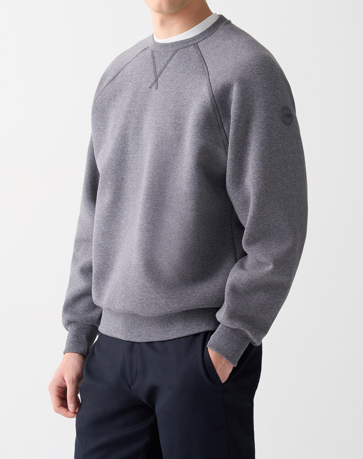 COLMAR Felpa Uomo Girocollo Mélange-Grigio Street