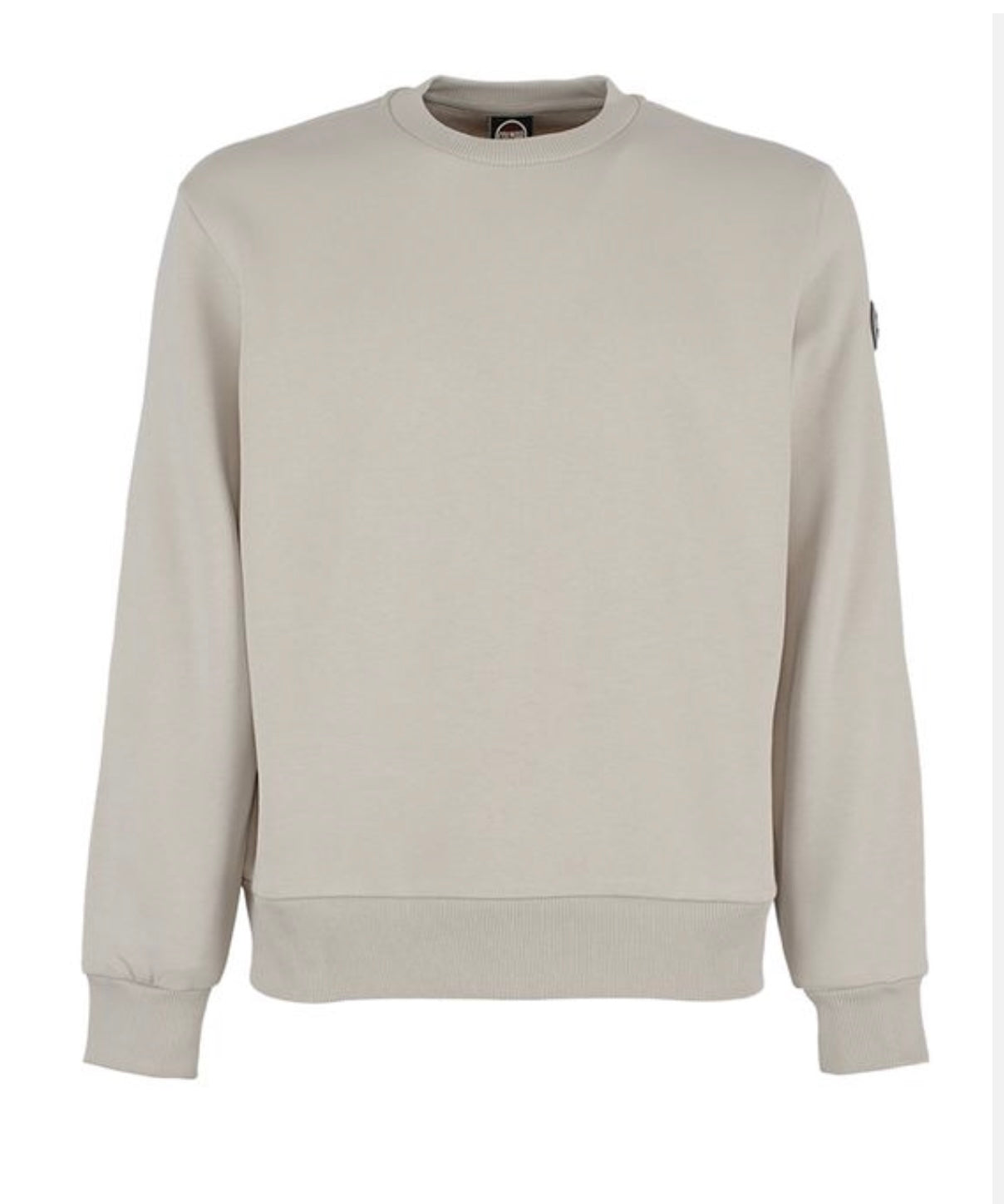 COLMAR Felpa Uomo Girocollo Cotone-Beige Canapa