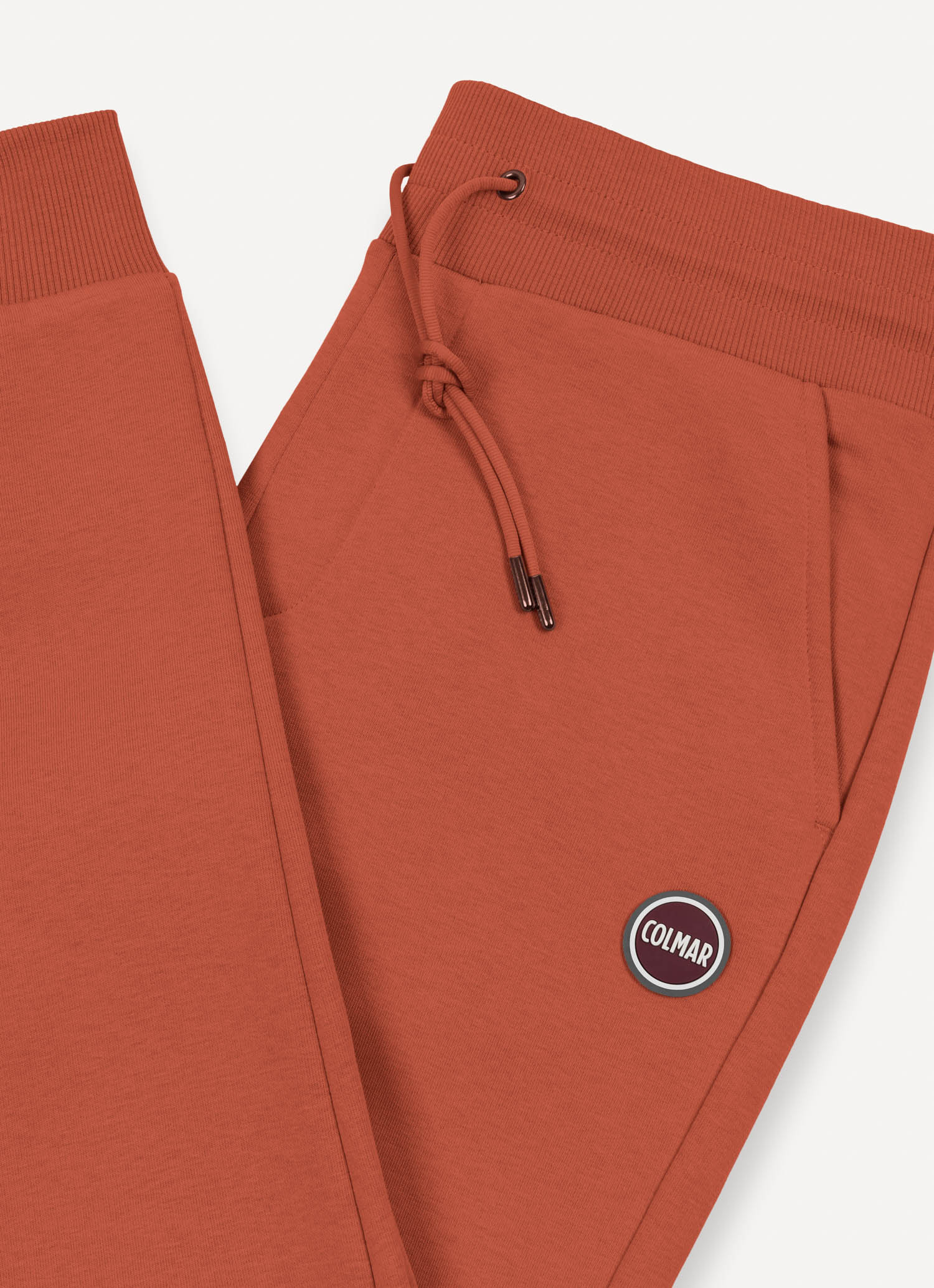 COLMAR Pantalone Uomo Felpa Garzata-Rosso Goji