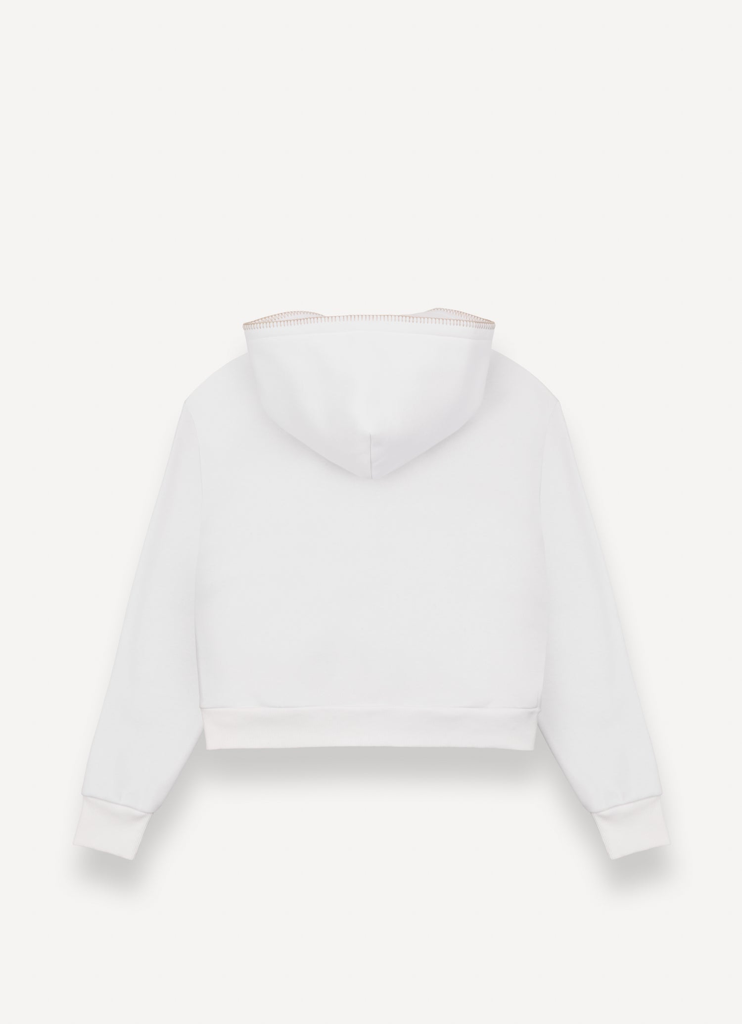 COLMAR Felpa Donna Full Zip con logo ricamato-Bianco