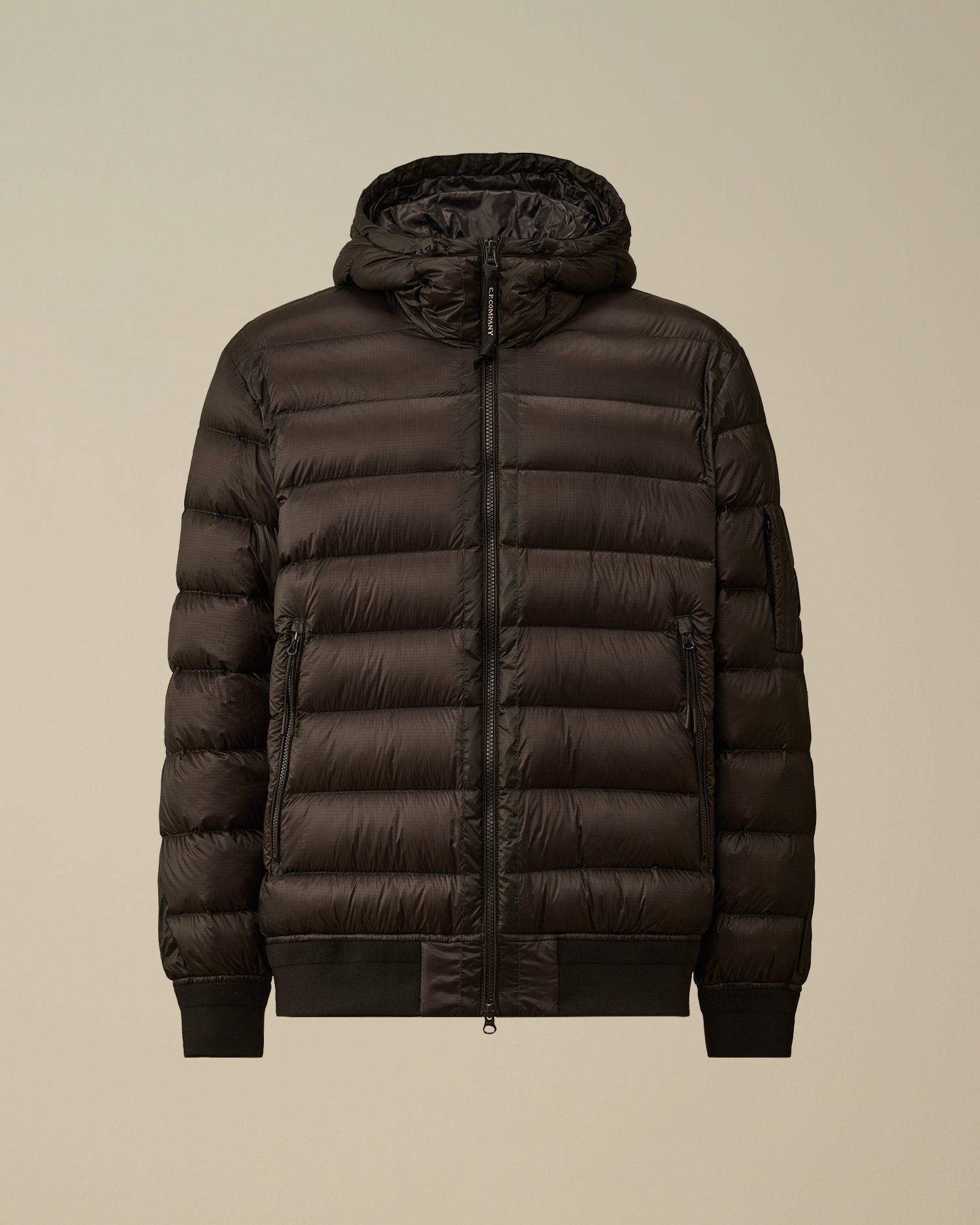 C.P. COMPANY Piumino Uomo D.D. Shell Hooded Down-Black