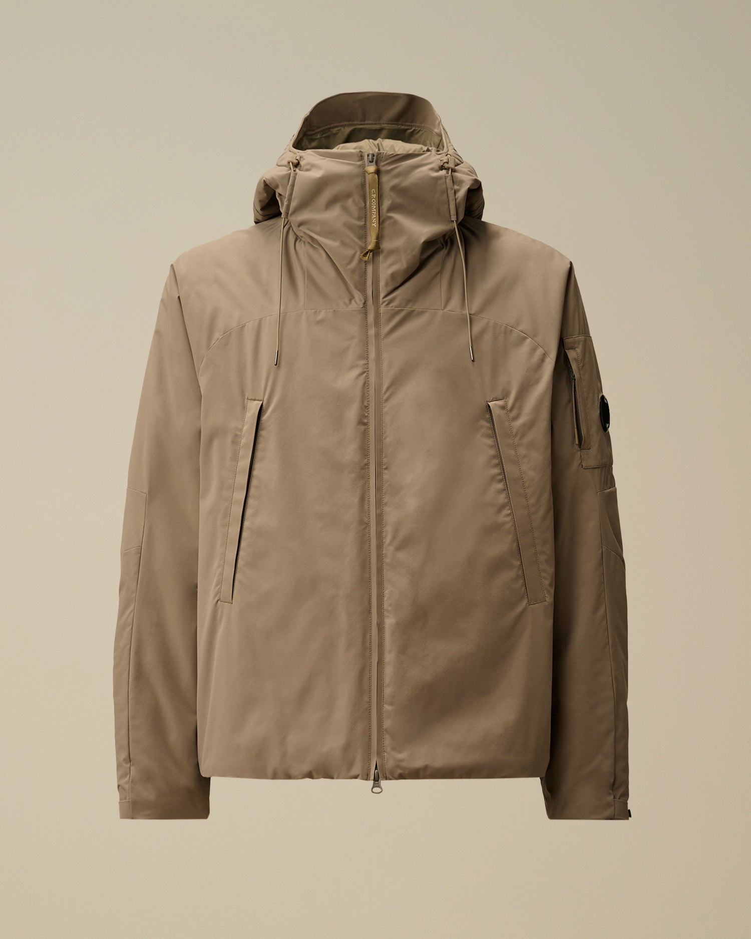 C.P. COMPANY Giacca Uomo Pro-Tek Hooded Padded-Fungi Grey