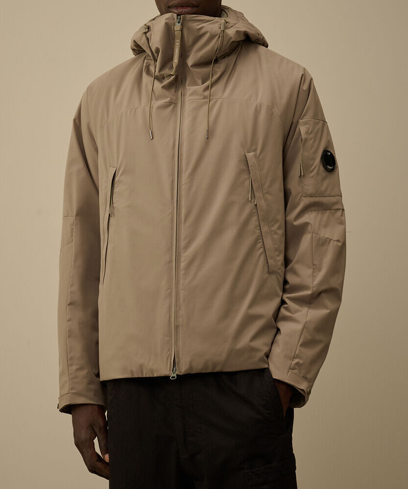 C.P. COMPANY Giacca Uomo Pro-Tek Hooded Padded-Fungi Grey