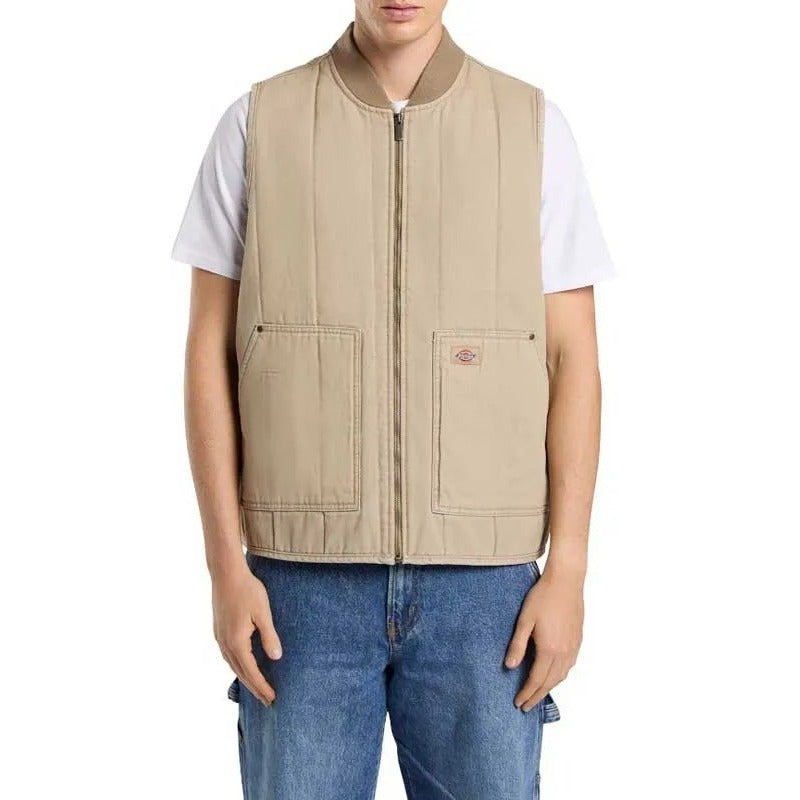 DICKIES Smanicato Uomo Canvas Trapuntato-Desert Sand