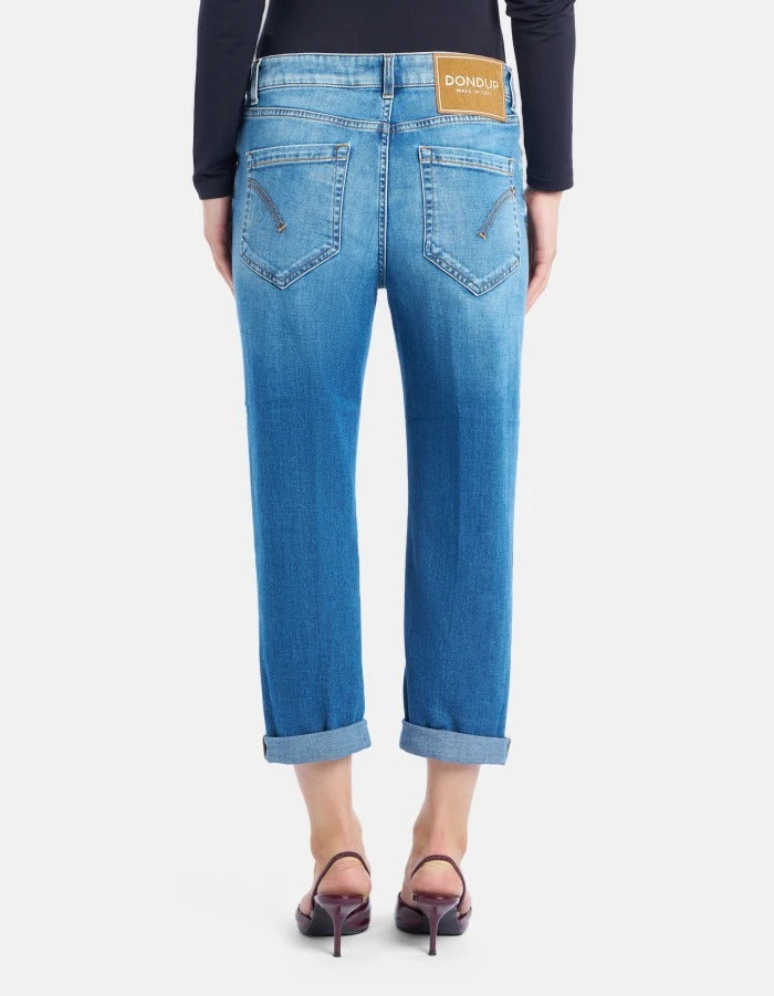 DONDUP Jeans Donna Koons Gioiello Loose-Blu