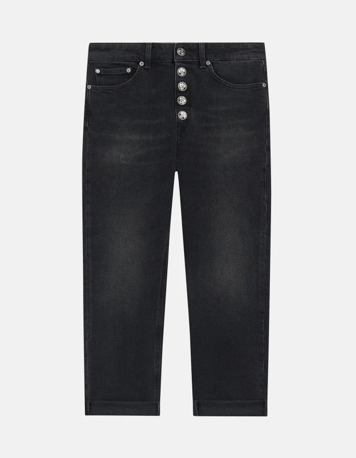 DONDUP Jeans Donna Koons Gioiello Loose-Nero
