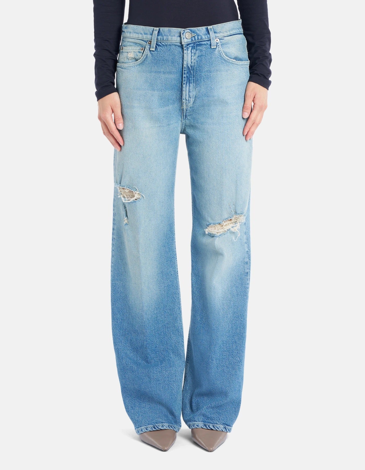 DONDUP Jeans Francine Wide Leg-Blu