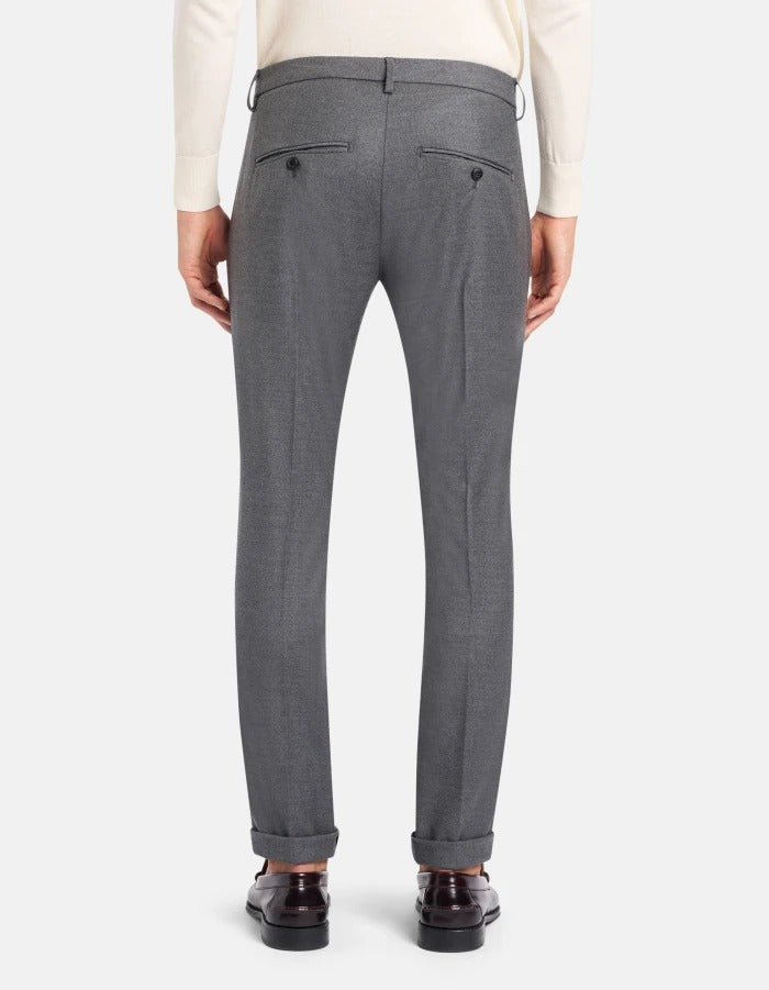 DONDUP Pantalone Uomo Gaubert Slim-Grigio