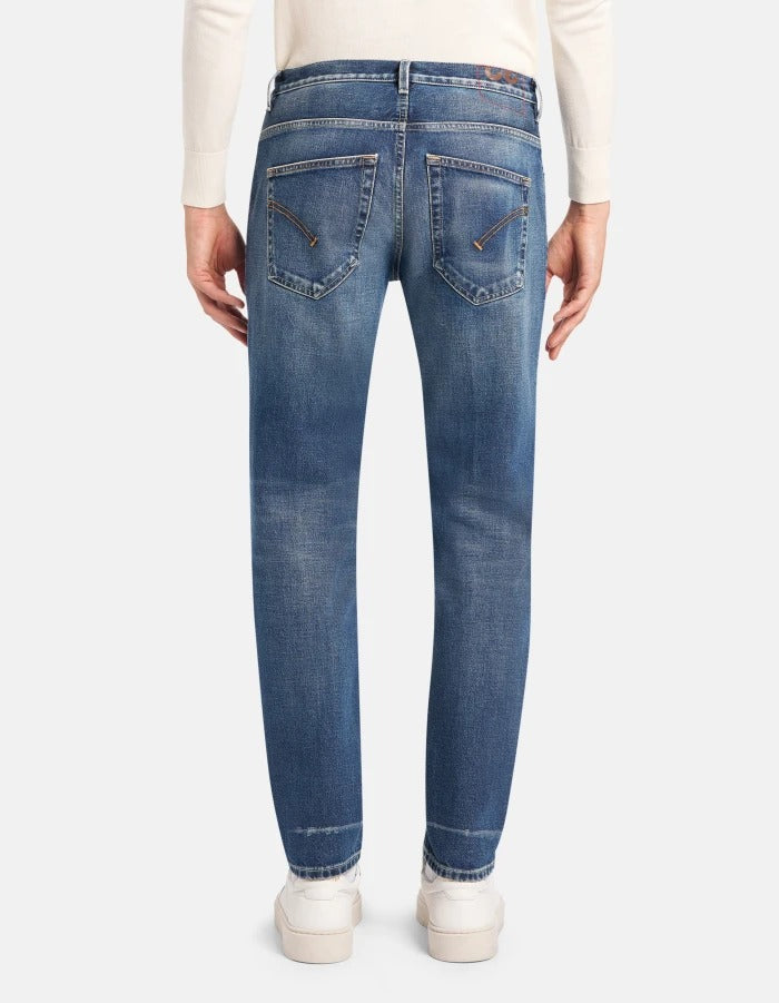 DONDUP Jeans Uomo Brighton Carrot-Blu