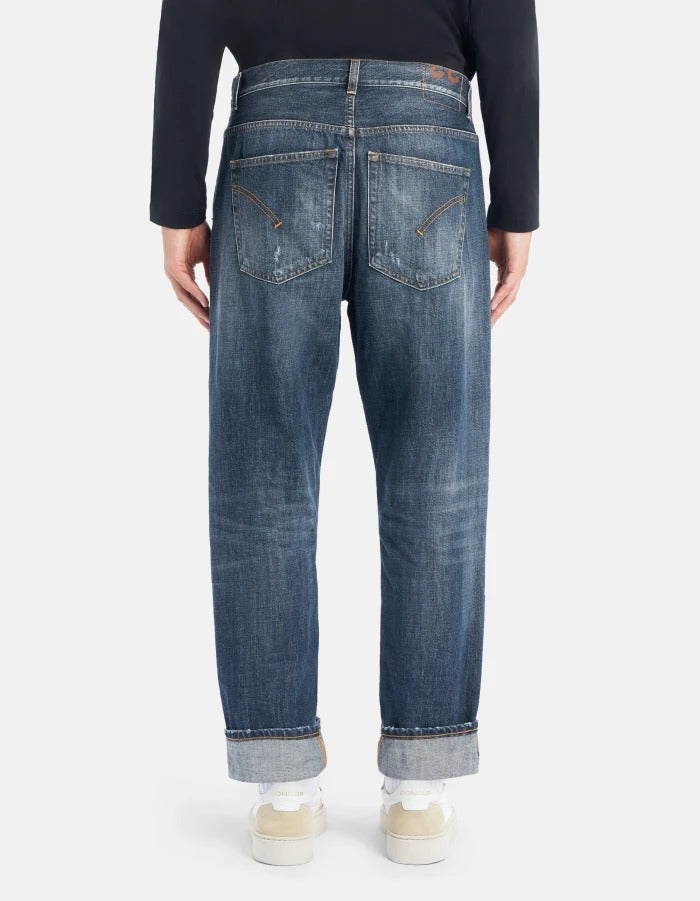 DONDUP Jeans Uomo Paco Loose-Blu