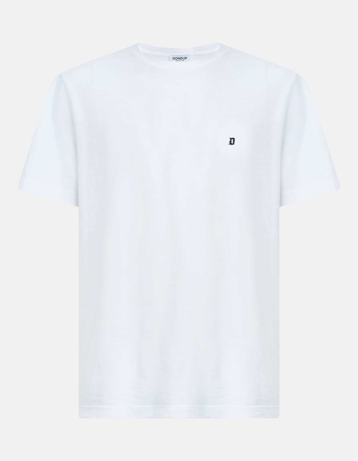 DONDUP T-Shirt Uomo Jersey Regular-Bianco