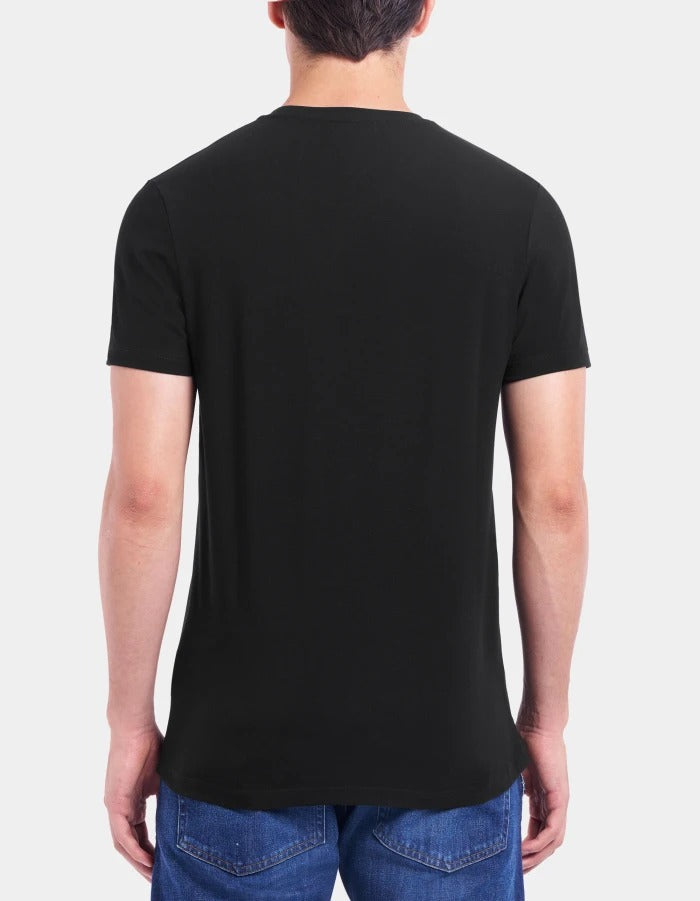 DONDUP T-Shirt Uomo Jersey Slim-Nero