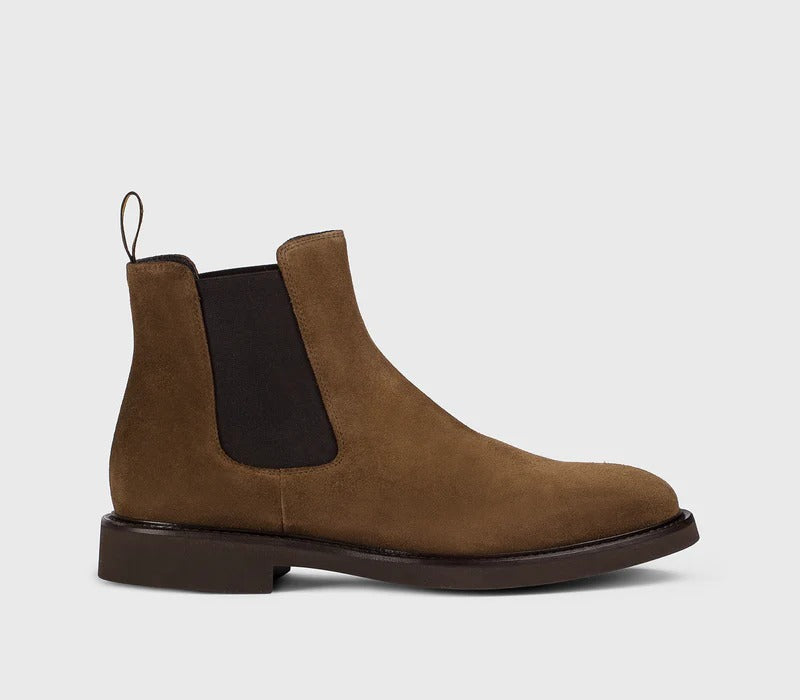 DOUCAL'S Stivaletto BEATLES Uomo Suede-Havana