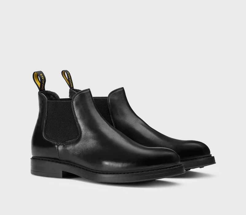 DOUCAL'S Stivaletto BEATLES Uomo Pelle-Nero