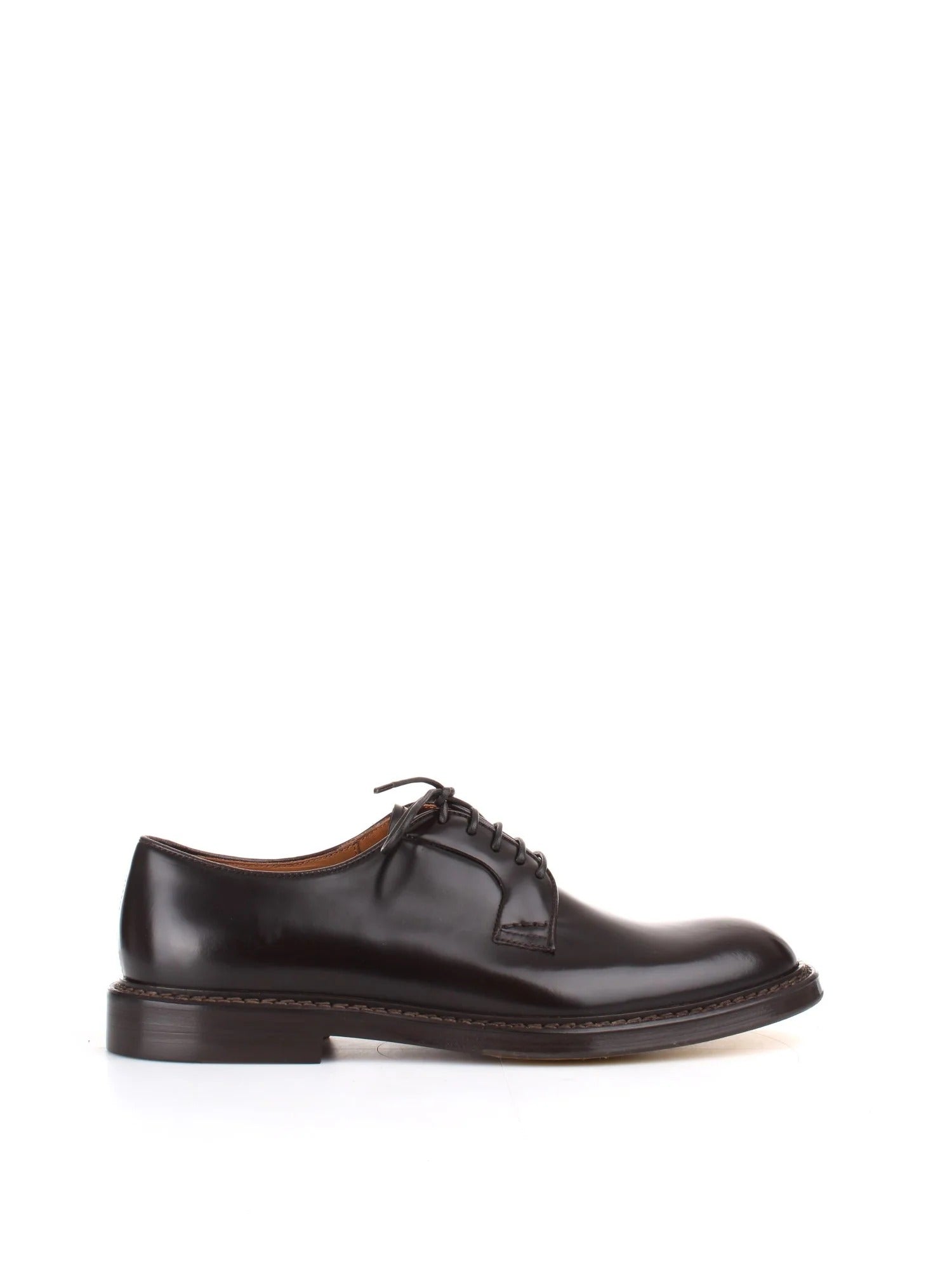 DOUCAL'S Scarpa Derby Horse Uomo-Ebano Testa di Moro