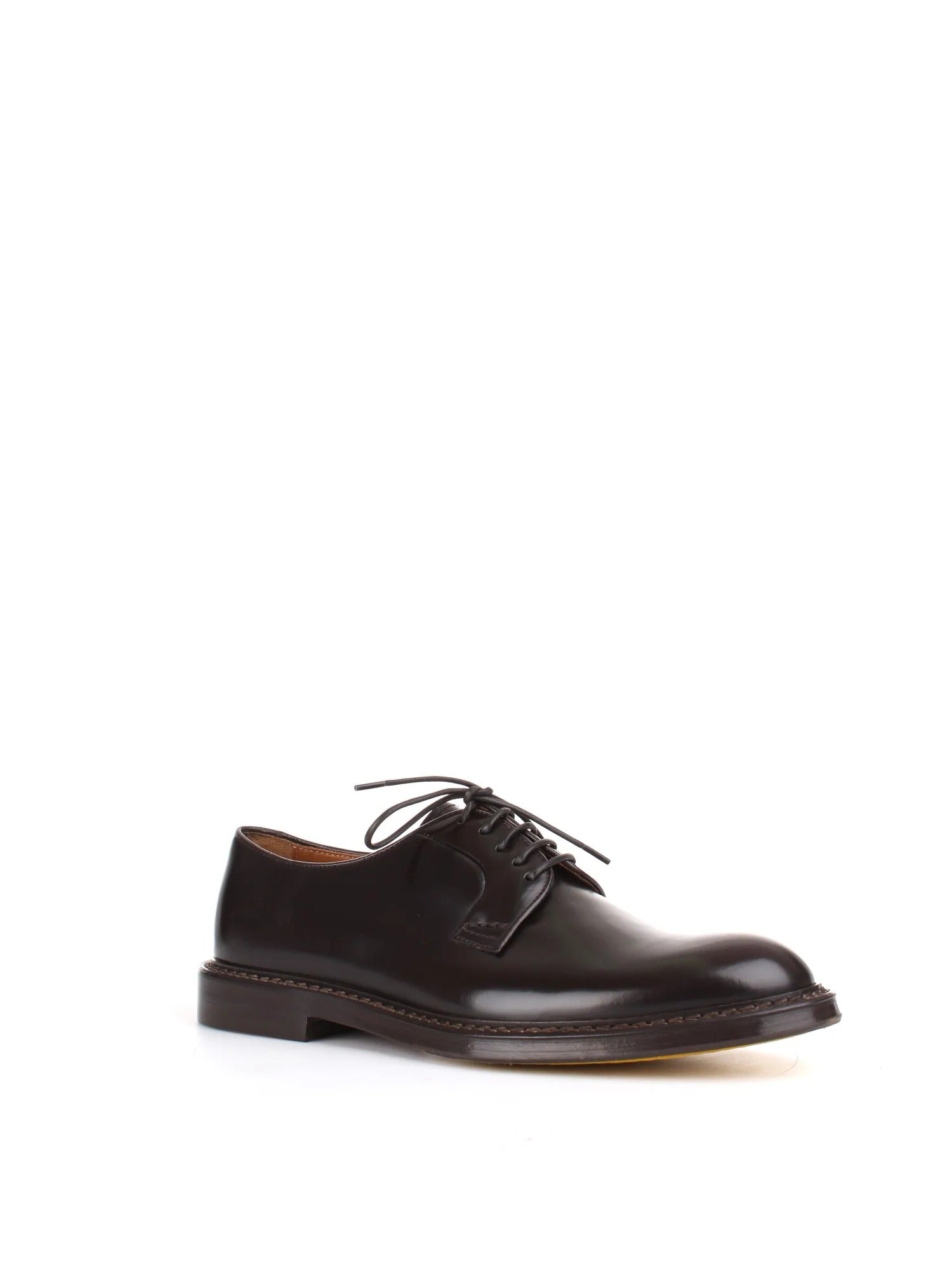 DOUCAL'S Scarpa Derby Horse Uomo-Ebano Testa di Moro