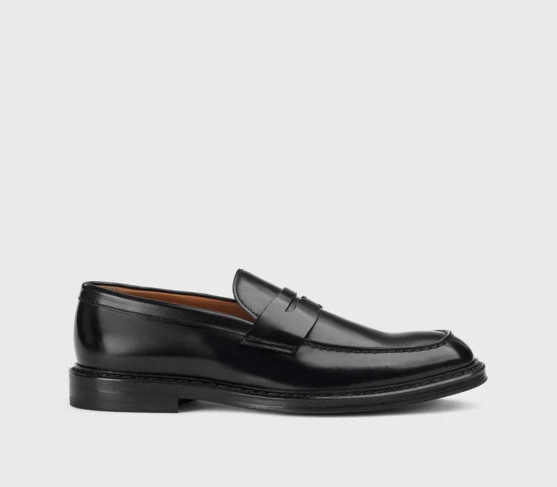 DOUCAL'S MOCASSINO Penny Uomo-Nero