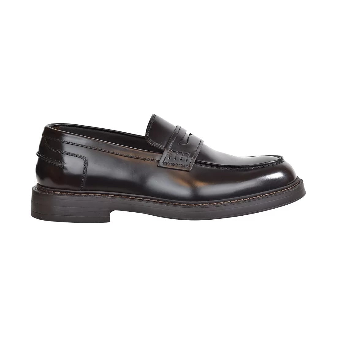 DOUCAL'S MOCASSINO PENNY ADLER Uomo-Ebano Testa di Moro