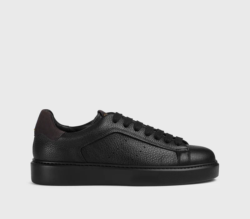 DOUCAL'S SNEAKER Uomo Pelle-Nero