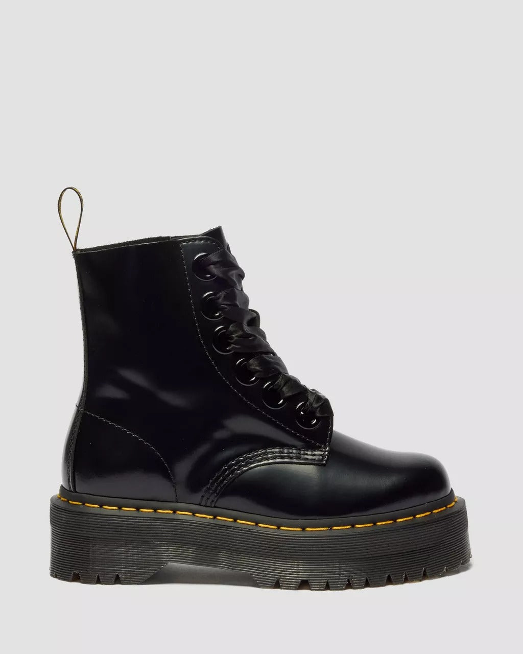 DR. MARTENS Anfibio Donna Molly Buttero Platform-Black