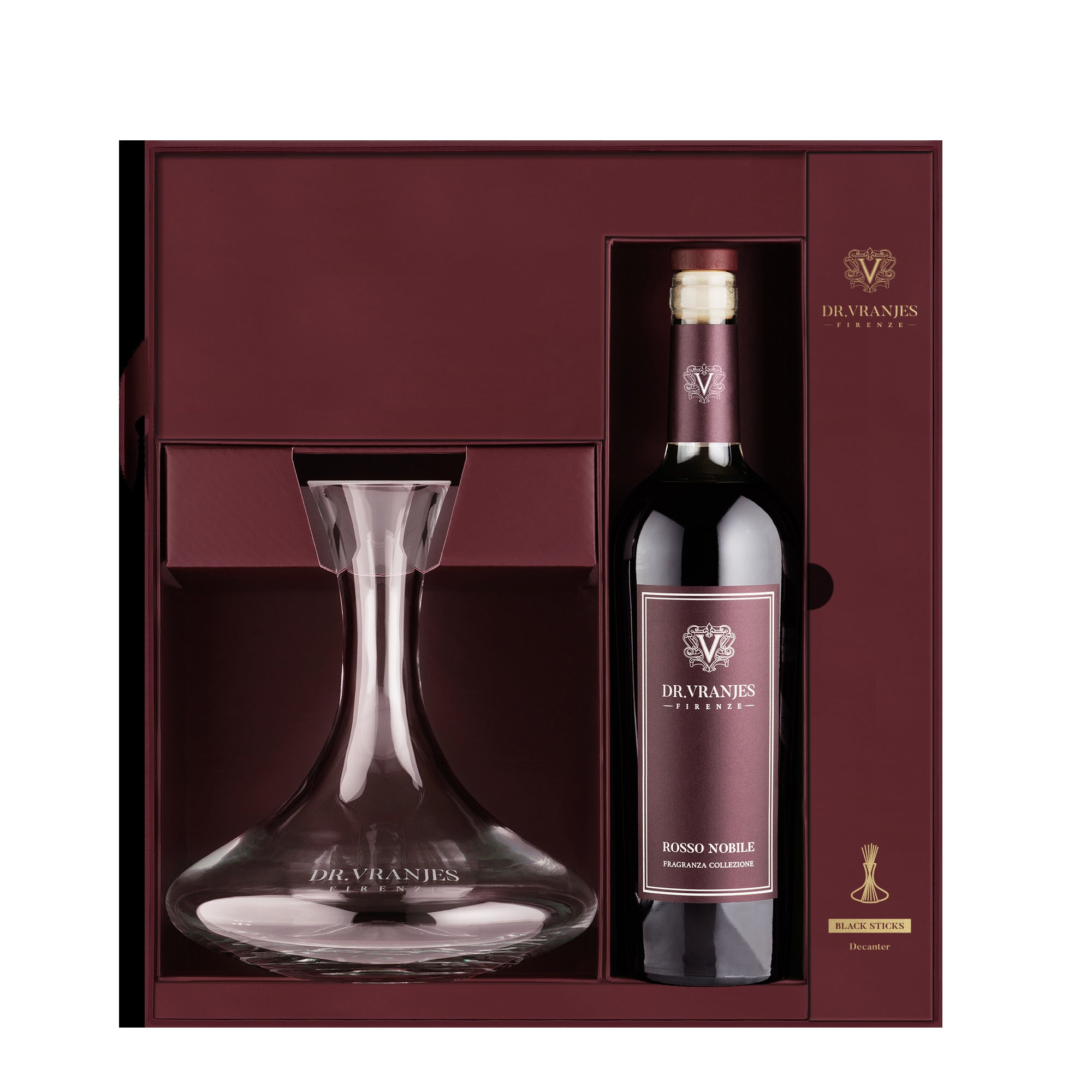 DR. VRANJES Decanter 750ML Bottiglia Bordolese-Rosso Nobile