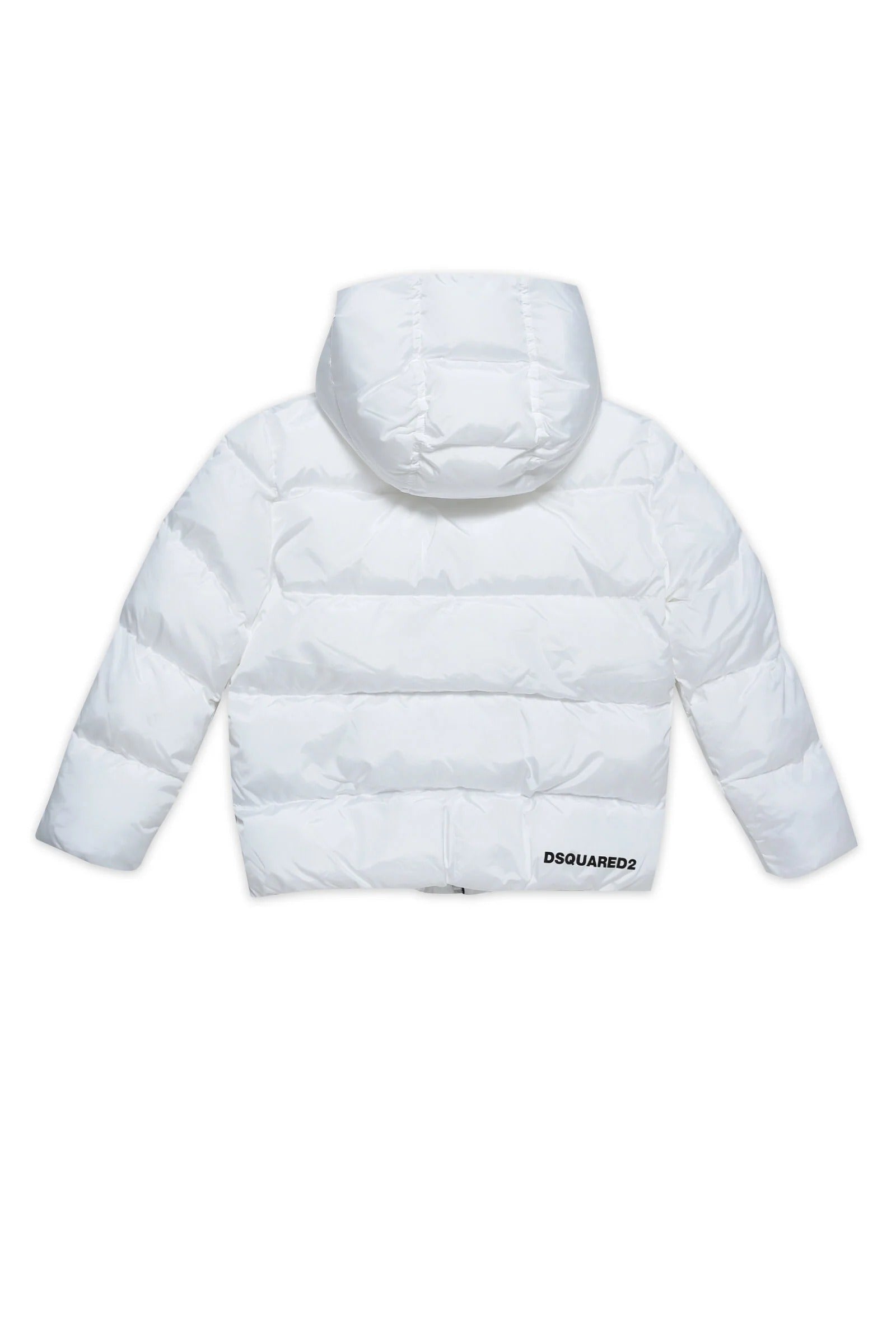 DSQUARED2 Giacca Junior Logo-Bianco