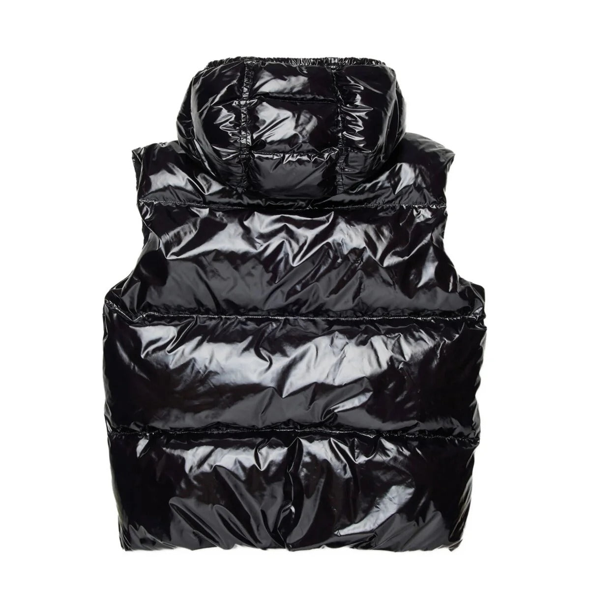 DSQUARED2 Gilet Junior Logo Foglia-Nero