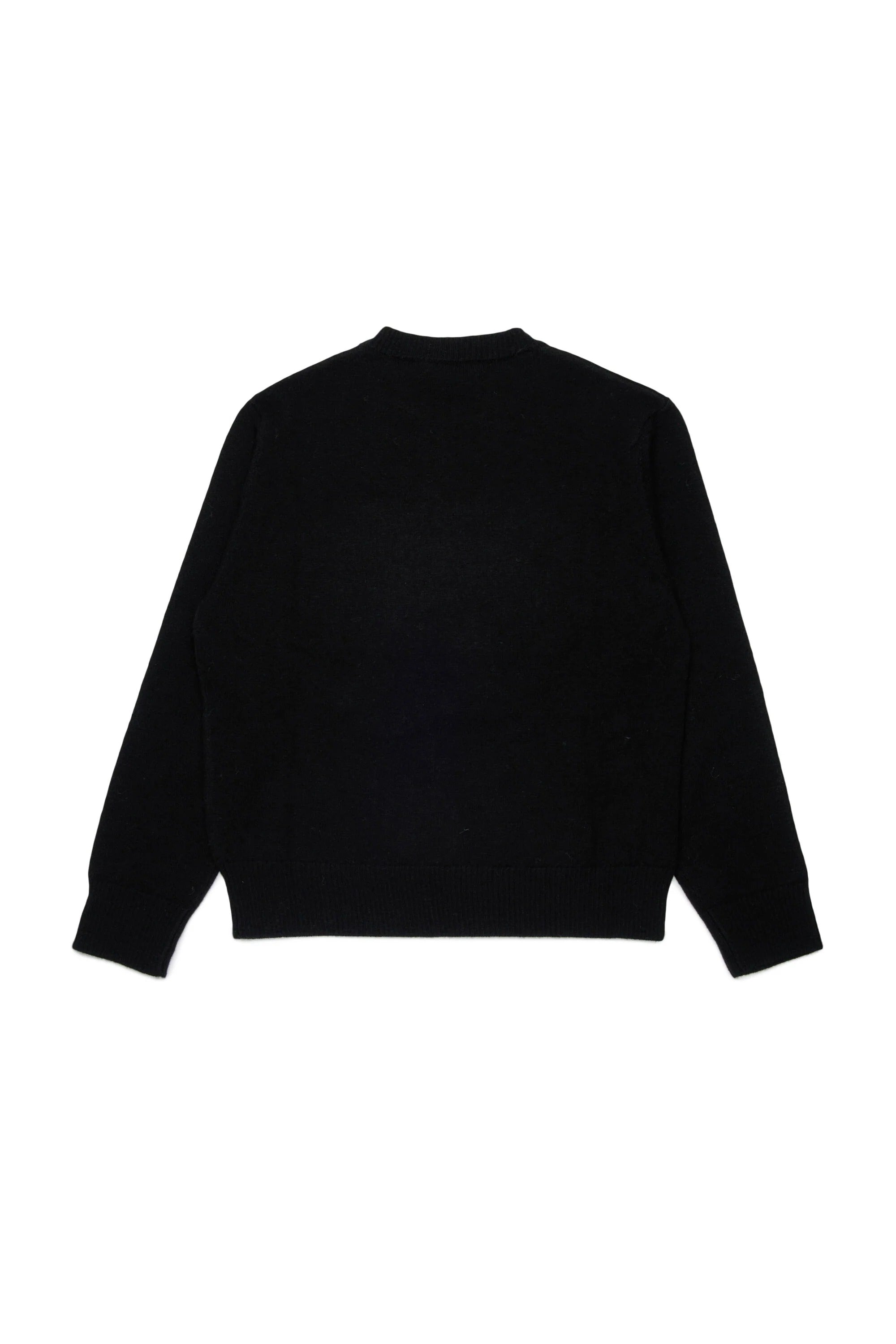 DSQUARED2 Pullover Junior Logo Jacquard-Nero
