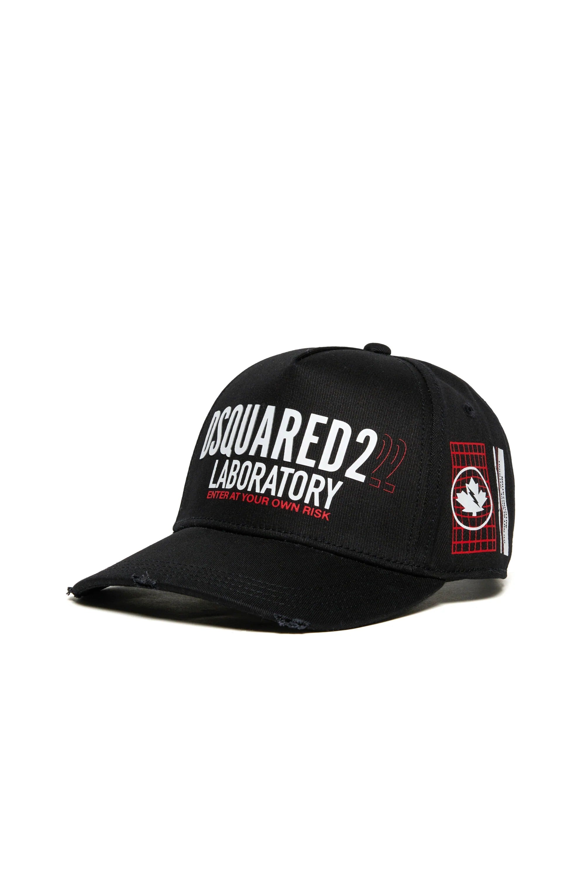 DSQUARED2 Cappello Junior Logo Laboratory-Nero