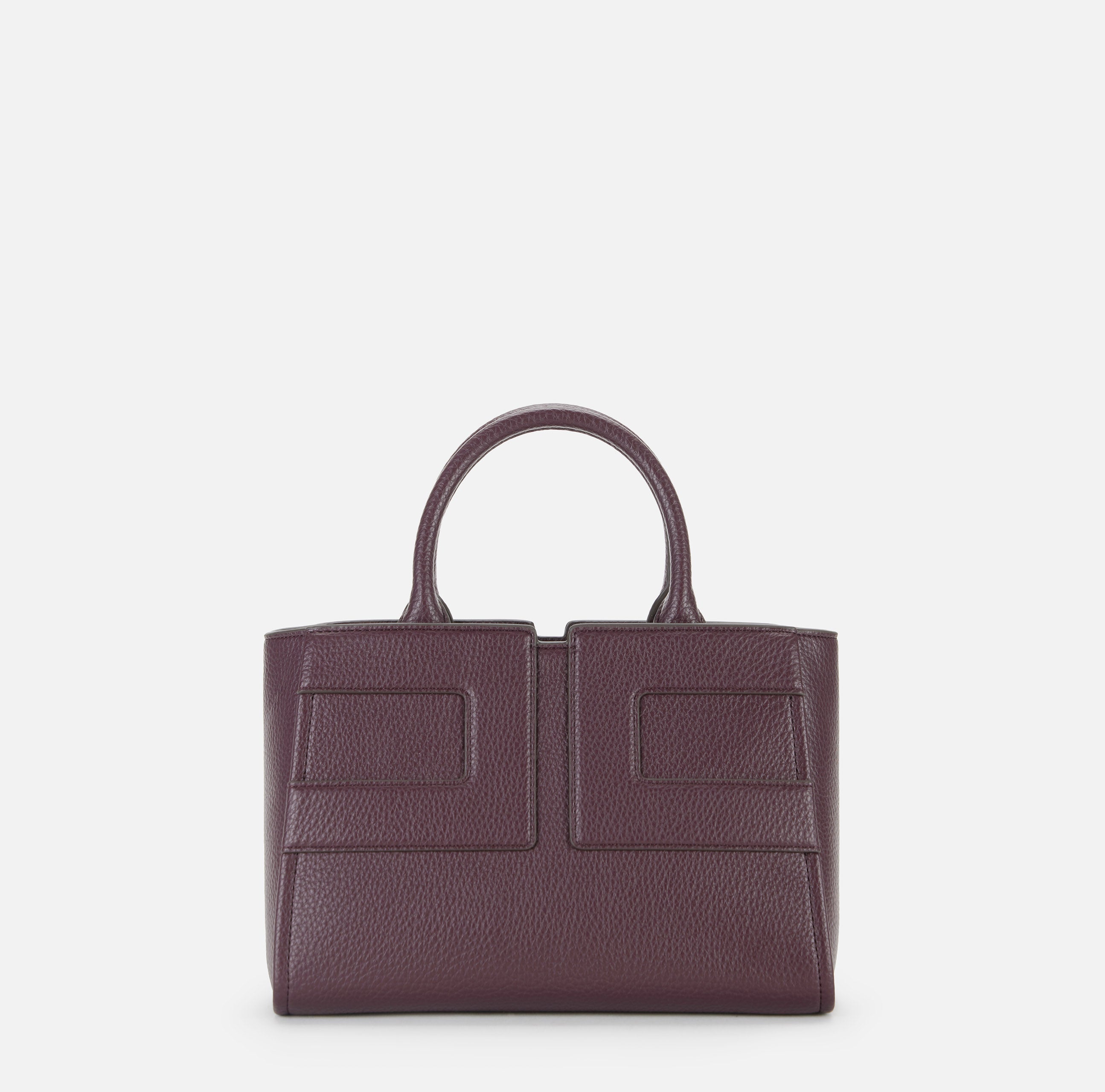 ELISABETTA FRANCHI Borsa Tote Media Maxi Logo-Merlot
