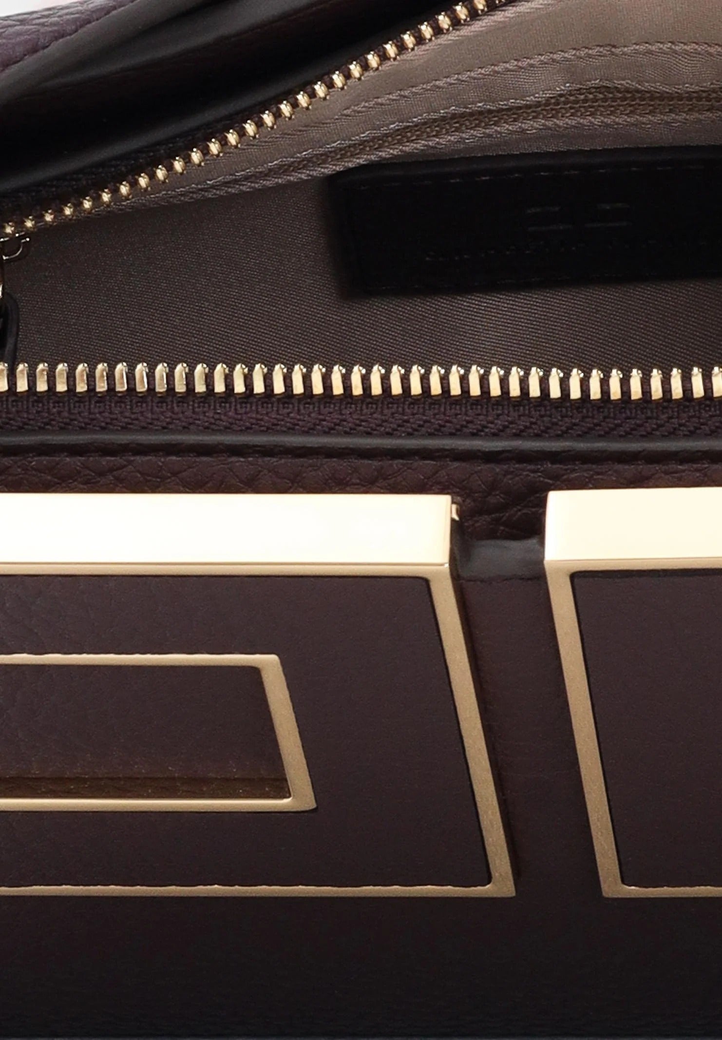 ELISABETTA FRANCHI Borsa Tote Piccola Logo-Merlot
