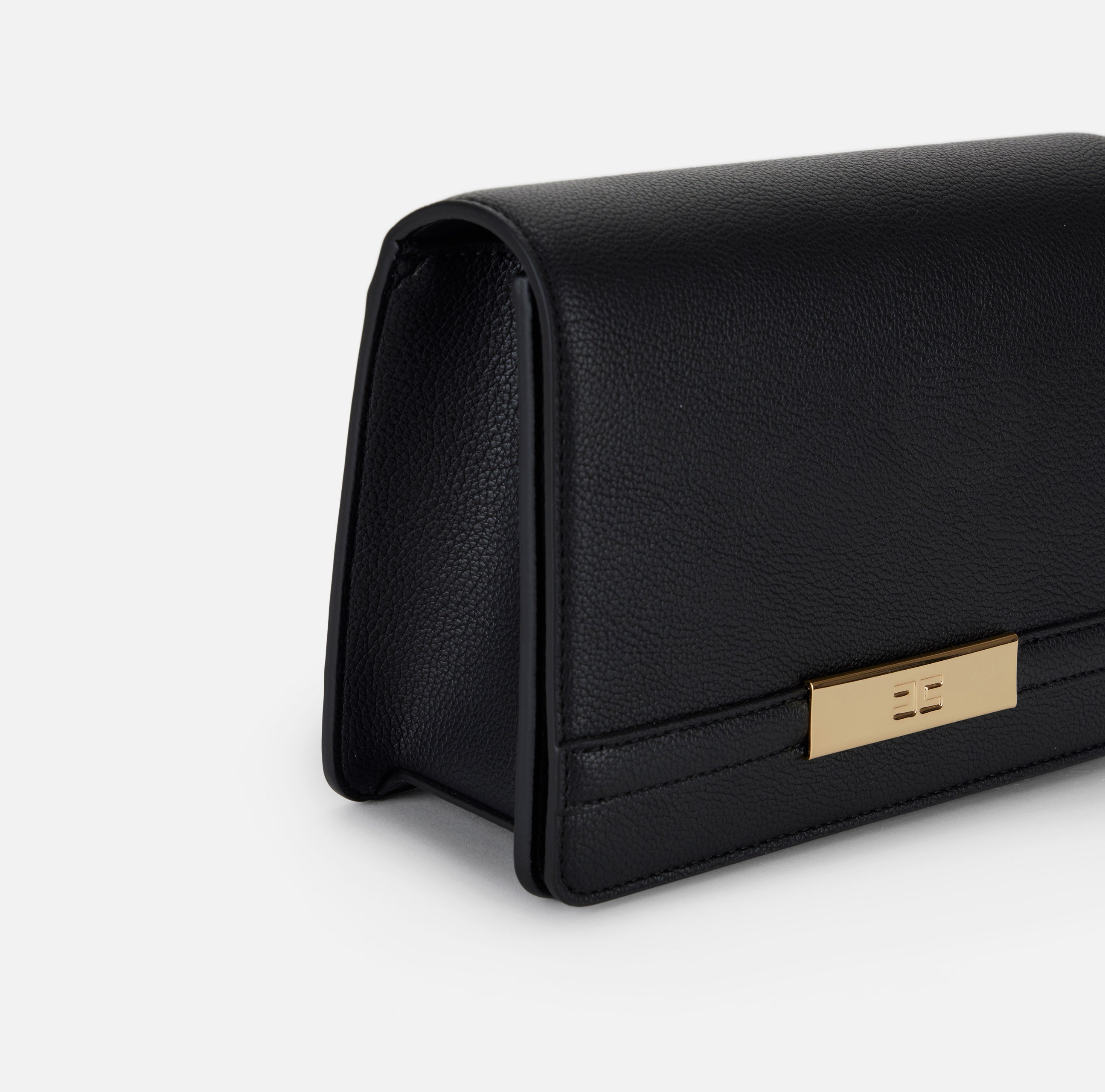 ELISABETTA FRANCHI Borsa Tracolla Catena Groumette-Nero