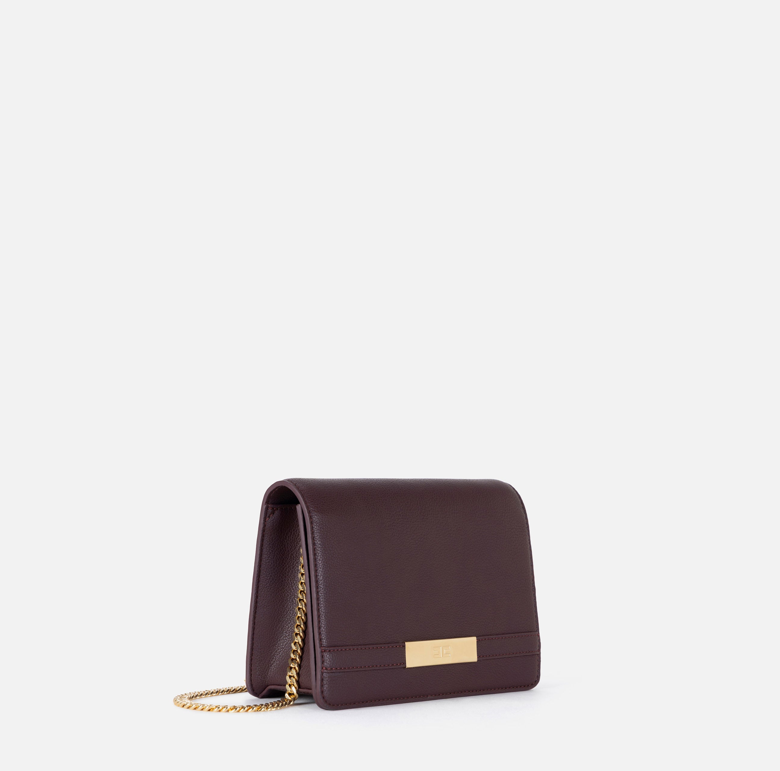 ELISABETTA FRANCHI Borsa Tracolla Catena Groumette-Merlot