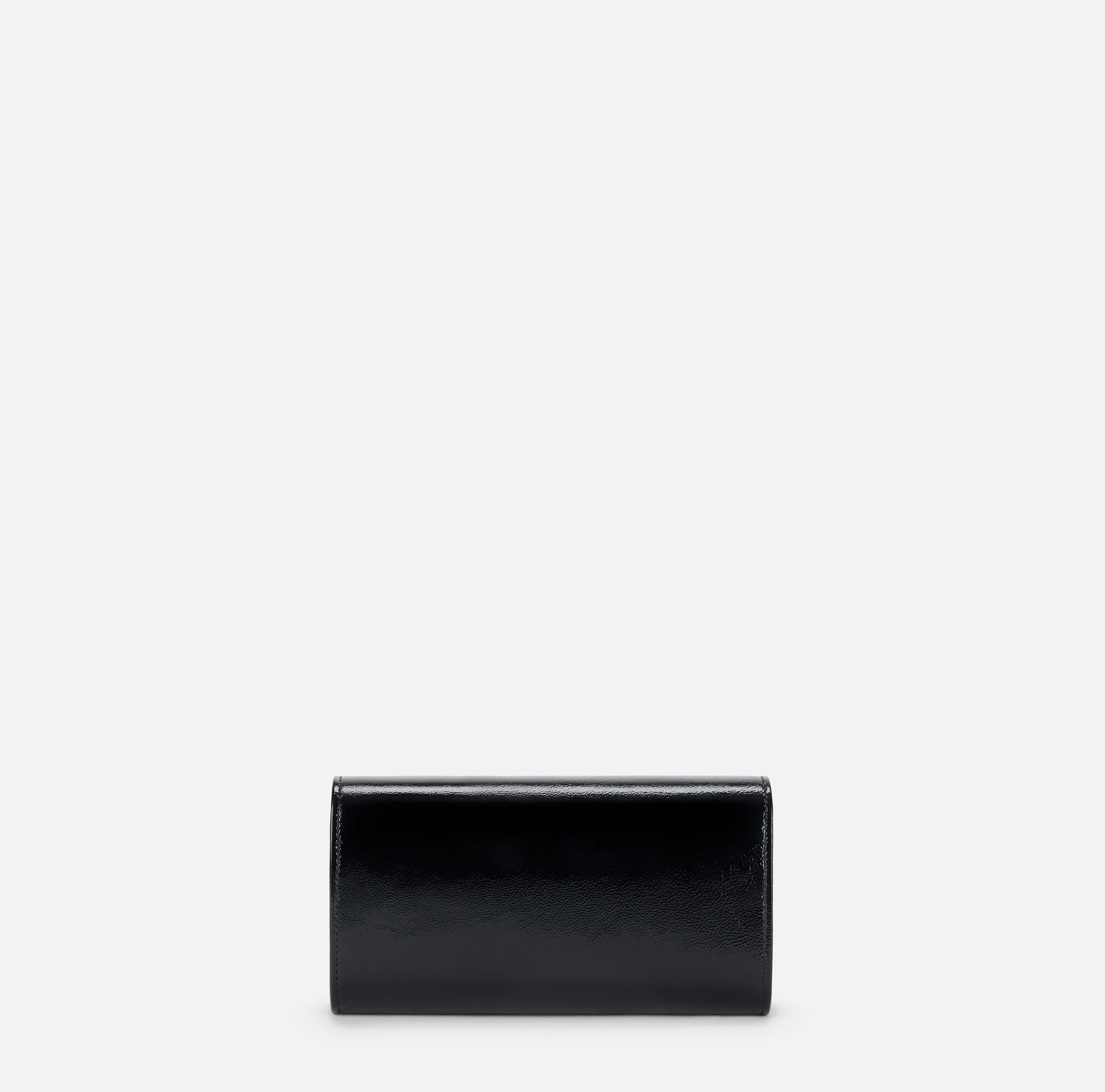 ELISABETTA FRANCHI Borsa Clutch Piccola Pelle Logo-Nero