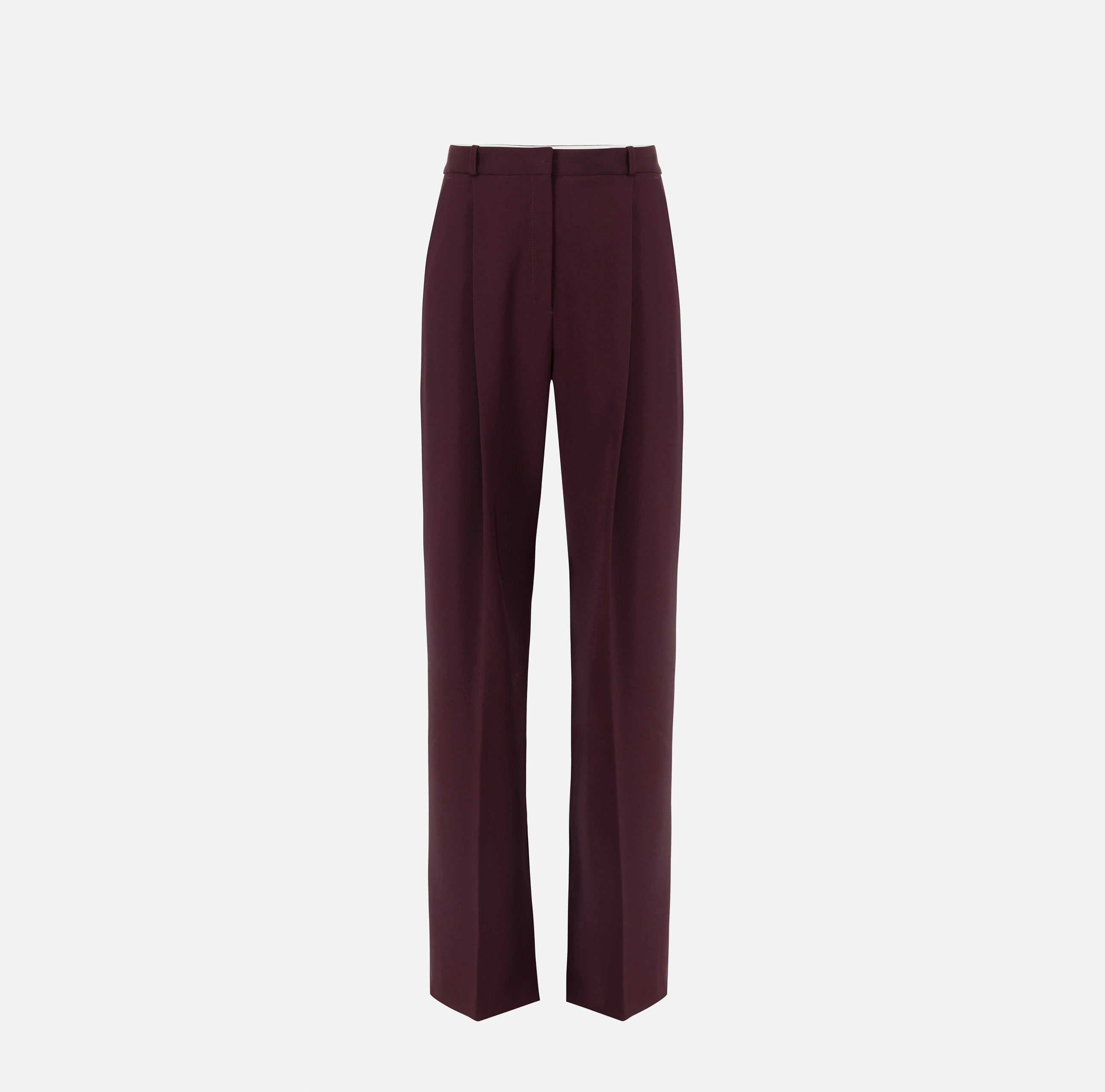 ELISABETTA FRANCHI Pantalone Crêpe Essential Patte-Coffee