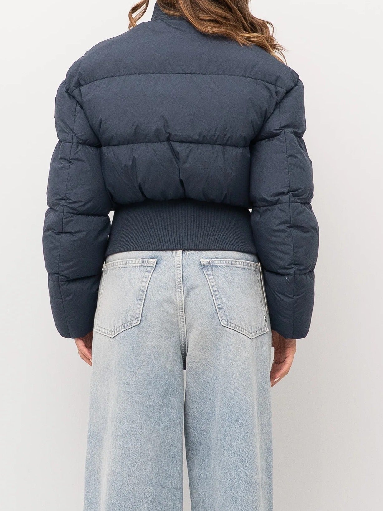 ELISABETTA FRANCHI Piumino Corto Tessuto Tecnico-Twilight