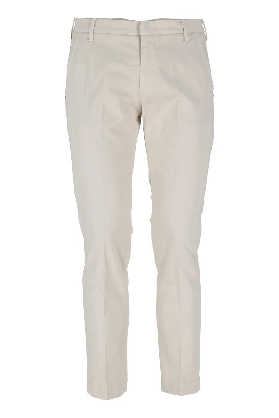 ENTRE AMIS Pantalone Uomo Tasca America Slim Cotone-Antique White