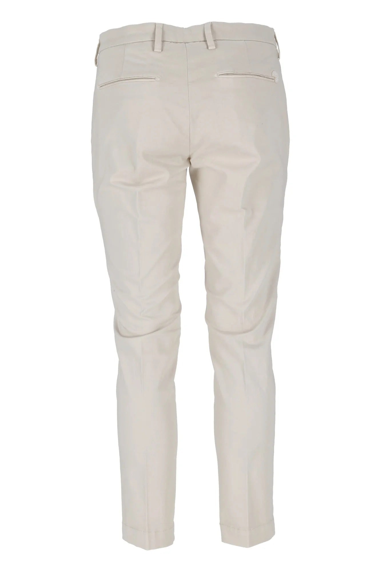 ENTRE AMIS Pantalone Uomo Tasca America Slim Cotone-Antique White