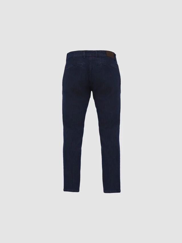 ENTRE AMIS Pantalone Uomo Tasca America Slim Denim-Blue