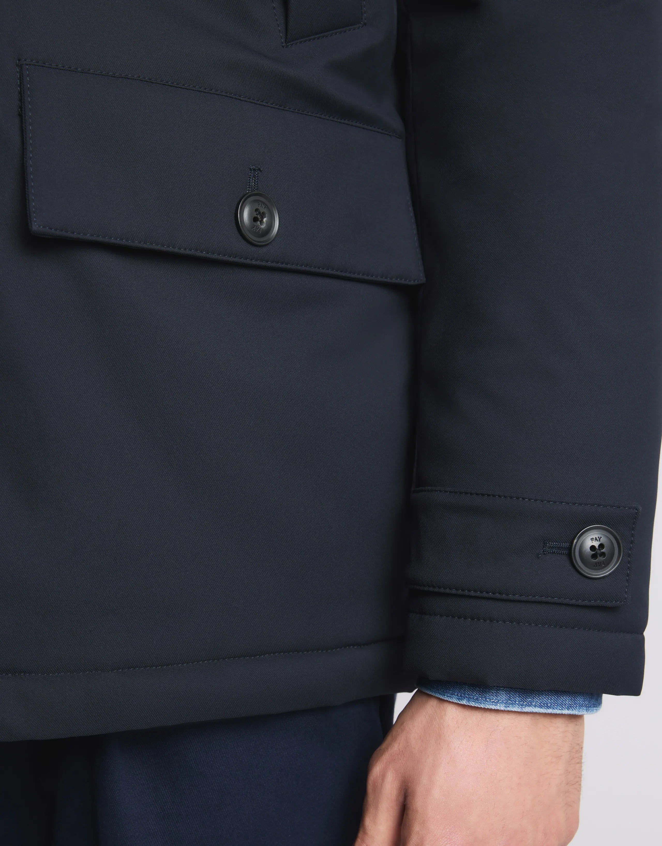 FAY GIUBBOTTO Uomo WINTER CAPE-Blu