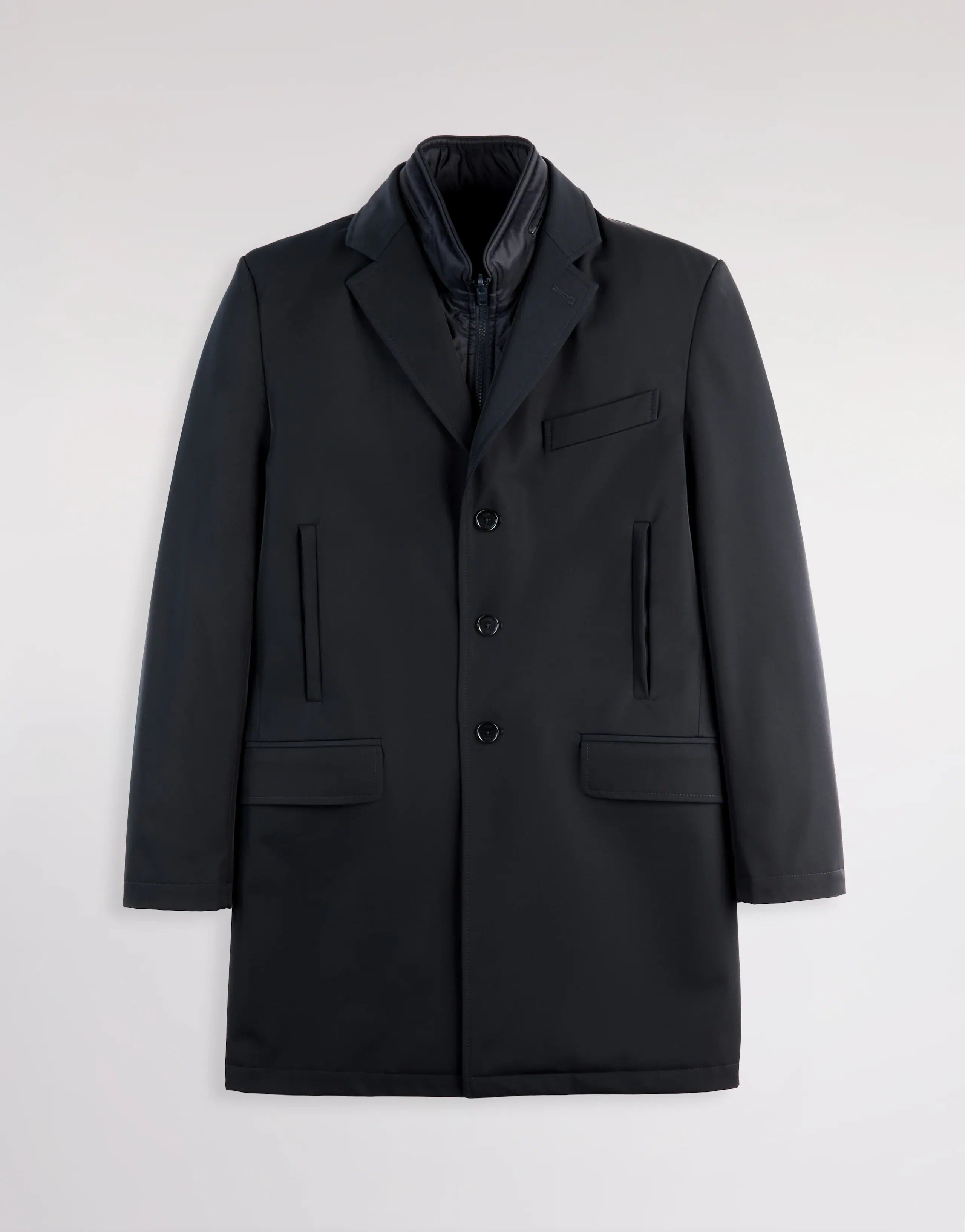 FAY Cappotto Uomo Gabardina Double COAT-Blu