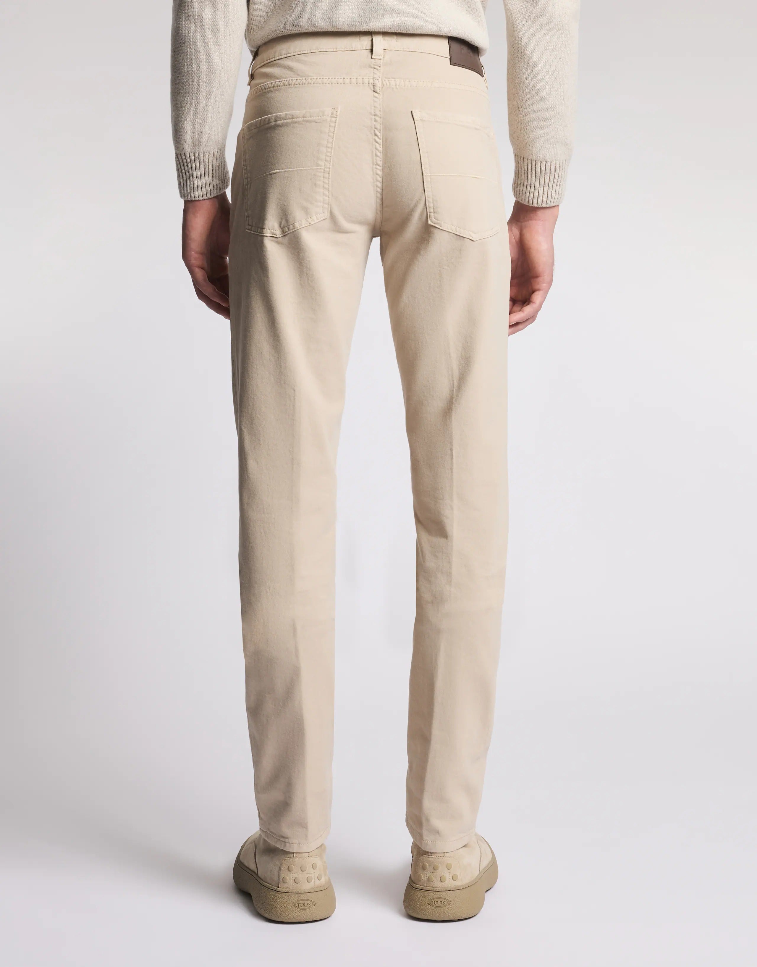 FAY Pantalone Uomo Capri Gabardina 5 tasche-Frumento