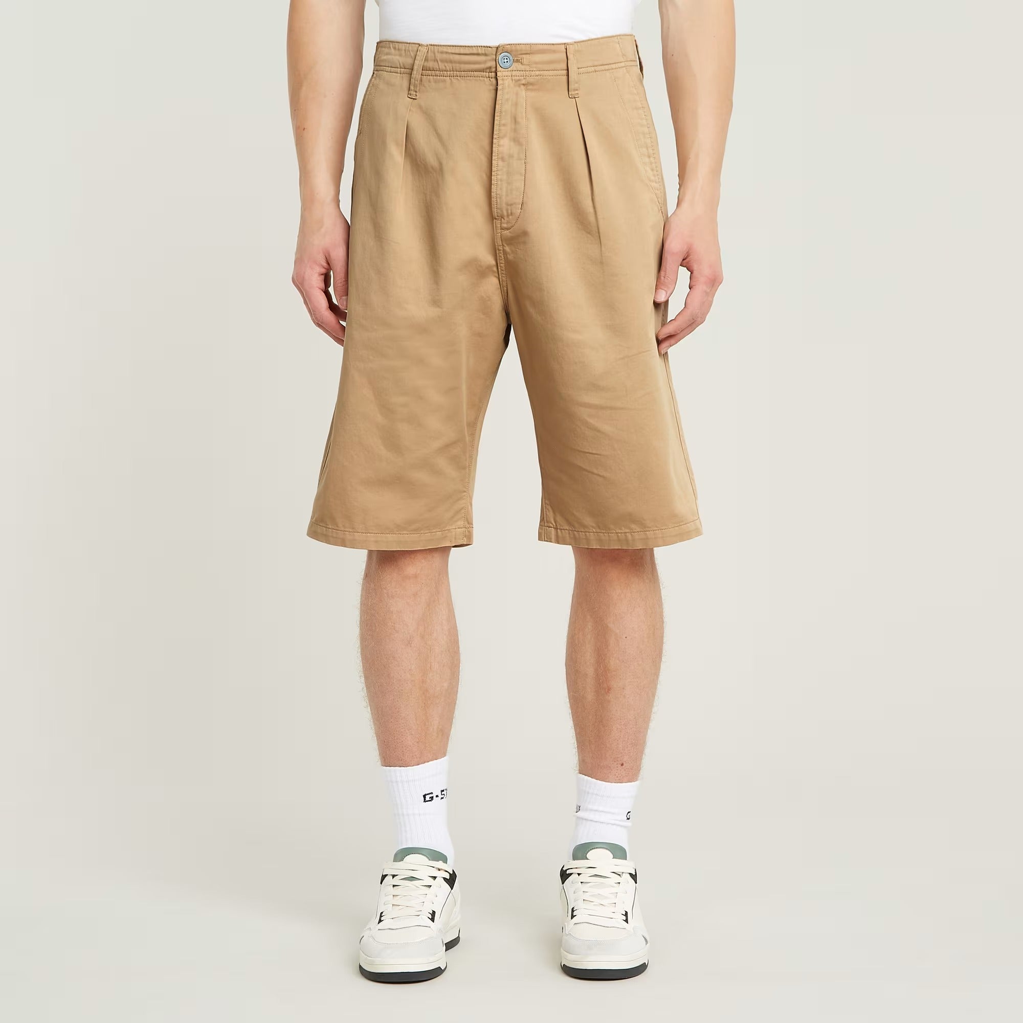 G-STAR RAW Shorts Uomo Pleated Chino-Lion Gd