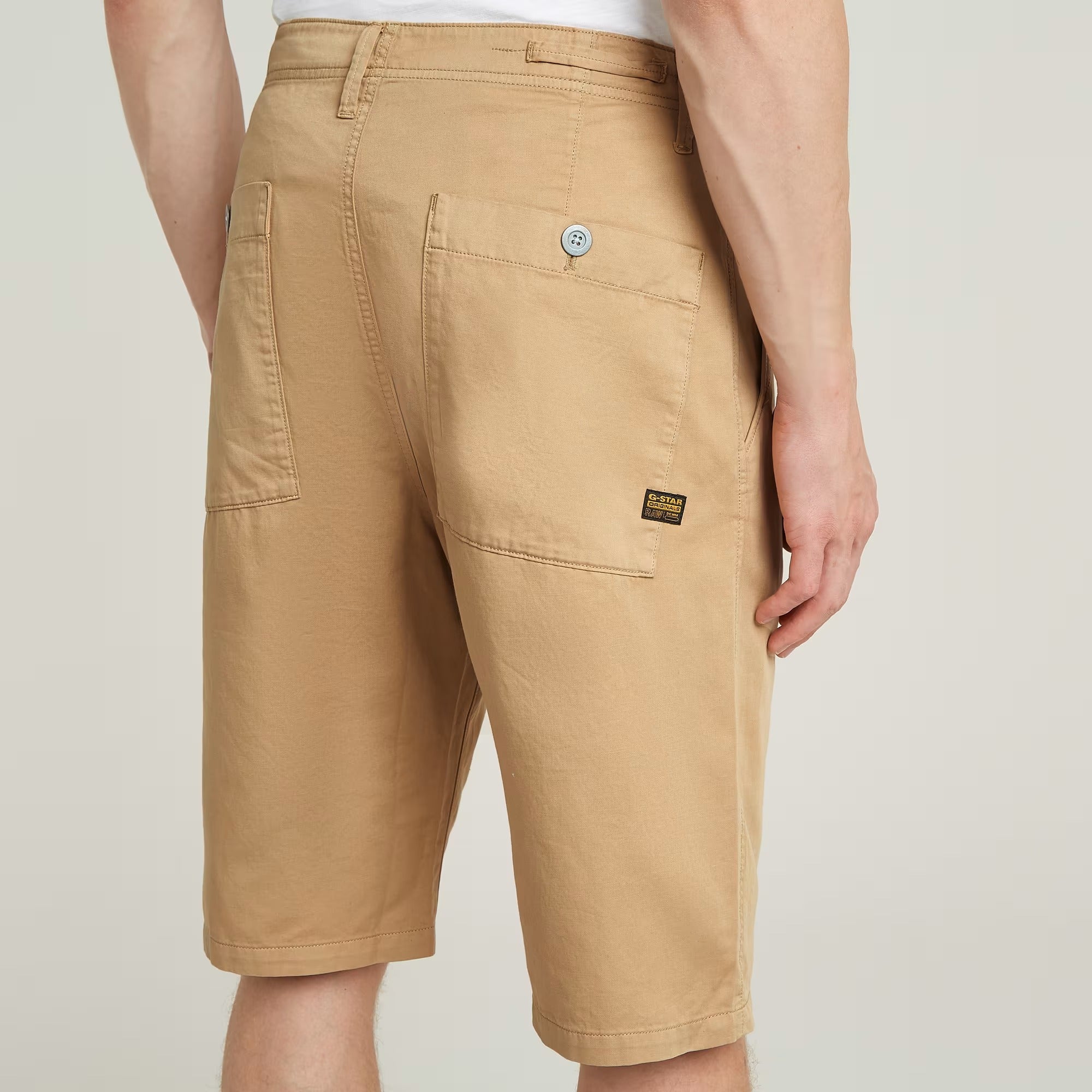 G-STAR RAW Shorts Uomo Pleated Chino-Lion Gd