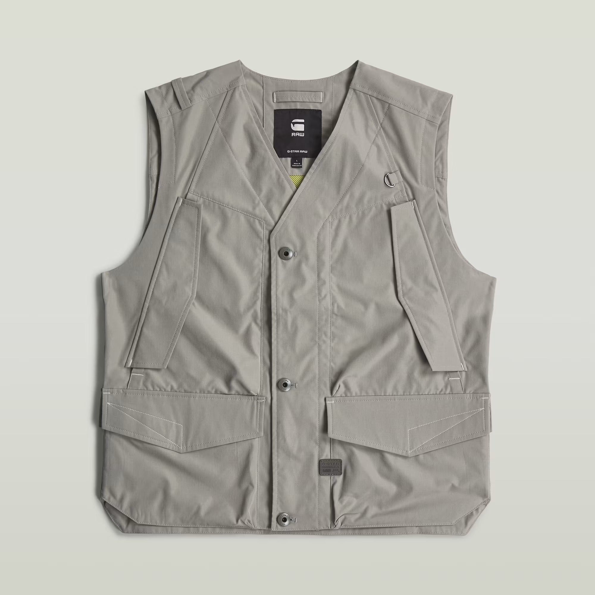 G-STAR RAW Gilet Uomo Utility-Elephant Skin