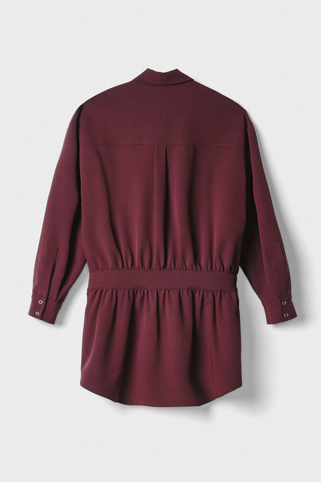 GAELLE PARIS Abito DOnna Corto Camicia Cintura-Mosto